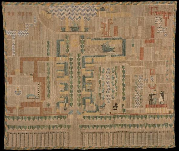 Cranbrook Map Tapetry photographed by R. H. Hensleigh and Tim Thayer.
© Cranbrook Art Museum