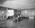 View of the Oak Room in Cranbrook House, 1952. Photographed by Harvey Croze.
© Cranbrook Archives